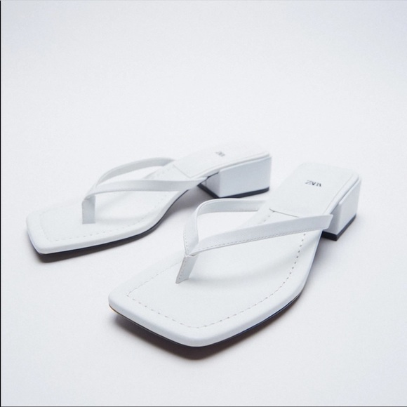 Zara Square toe sandals